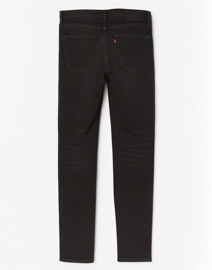 Levi's Mens Skinny Jeans W36 L32 Black Cotton