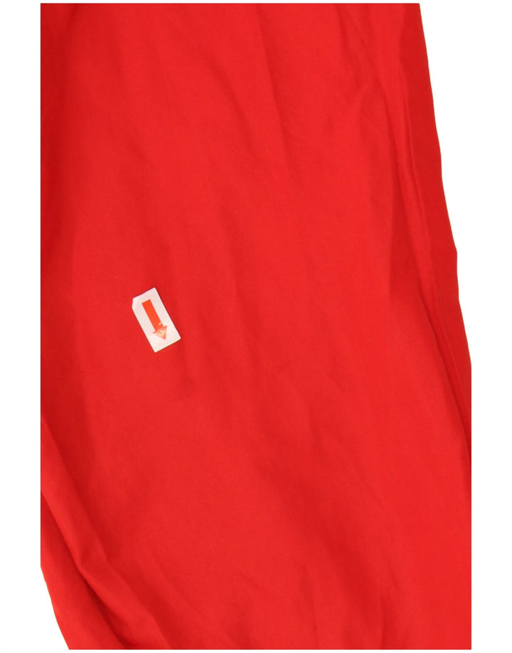 Umbro Mens Graphic Tracksuit Top Jacket Small Red Colourblock Polyester