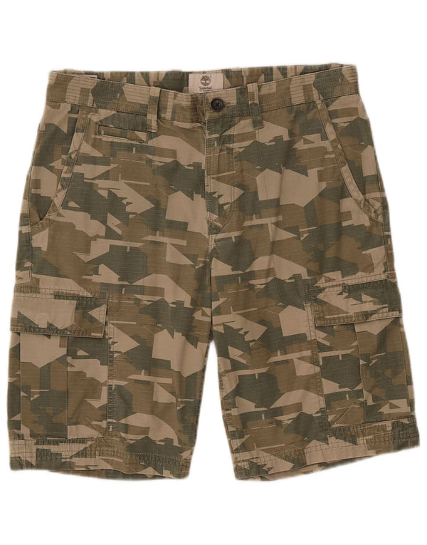 Timberland Ανδρικό σορτς Cargo Medium W33 Khaki Camouflage Cotton
