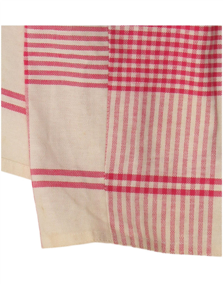 Touche Womens Wrap Skirt IT 46 Large W30 Pink Check Cotton
