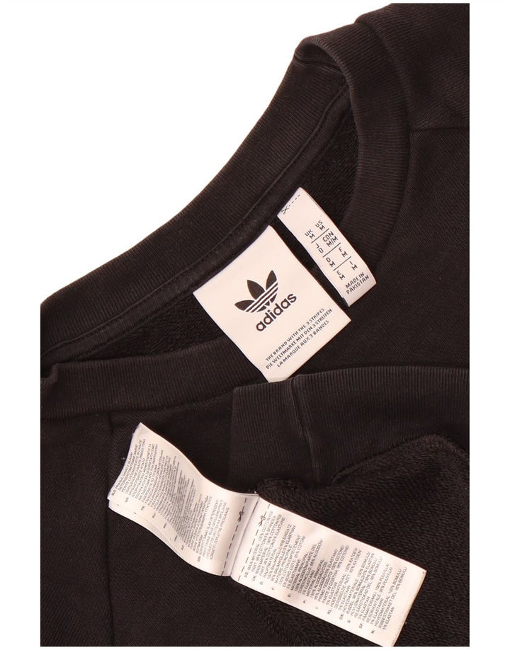 Adidas Herren Grafik-Sweatshirt-Pullover, mittelschwarz, Baumwolle
