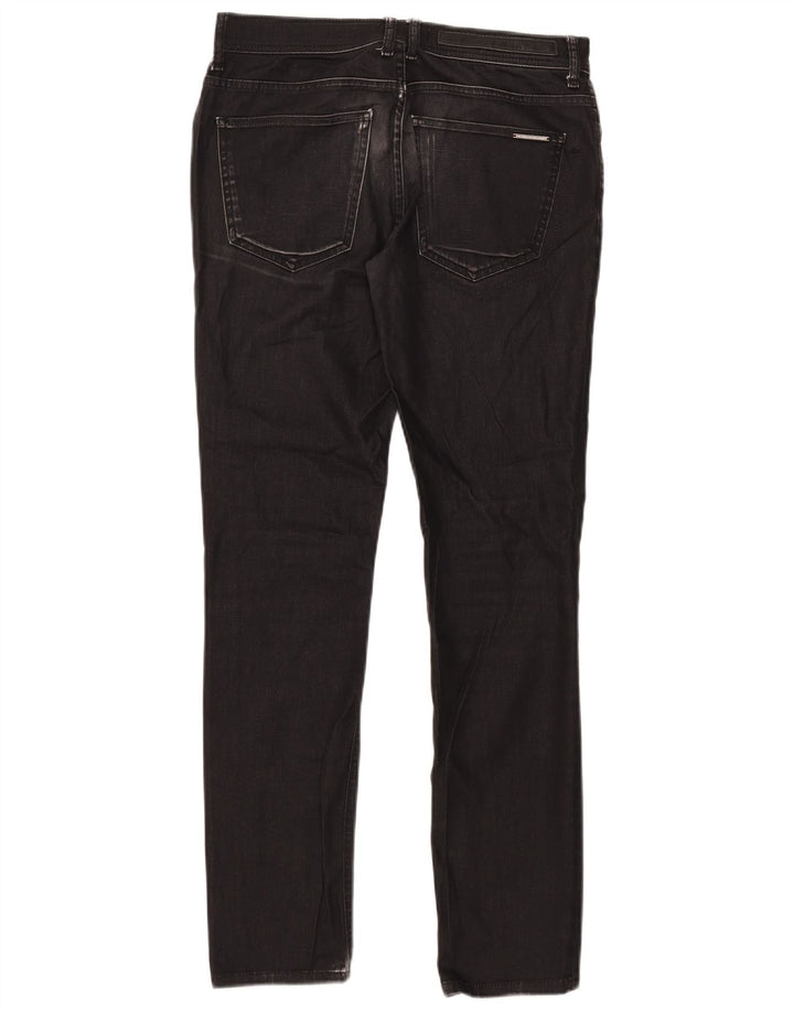 Zara Mens Slim Jeans EU 40 Medium W31 L31 Black Cotton