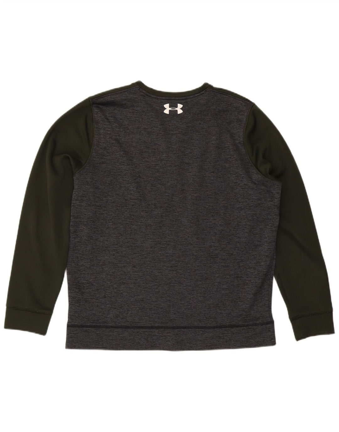 UNDER ARMOUR Womens Cold Gear Sweatshirt Jumper UK 16 Large Khaki