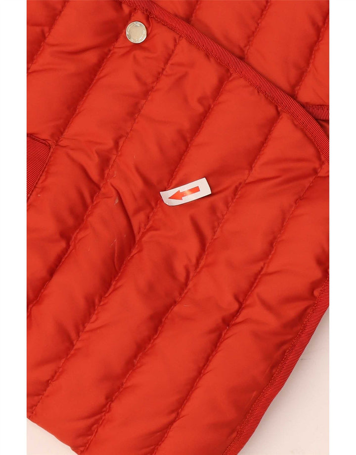 Massimo Dutti Chaqueta Acolchada Mujer UK 46 Large Naranja
