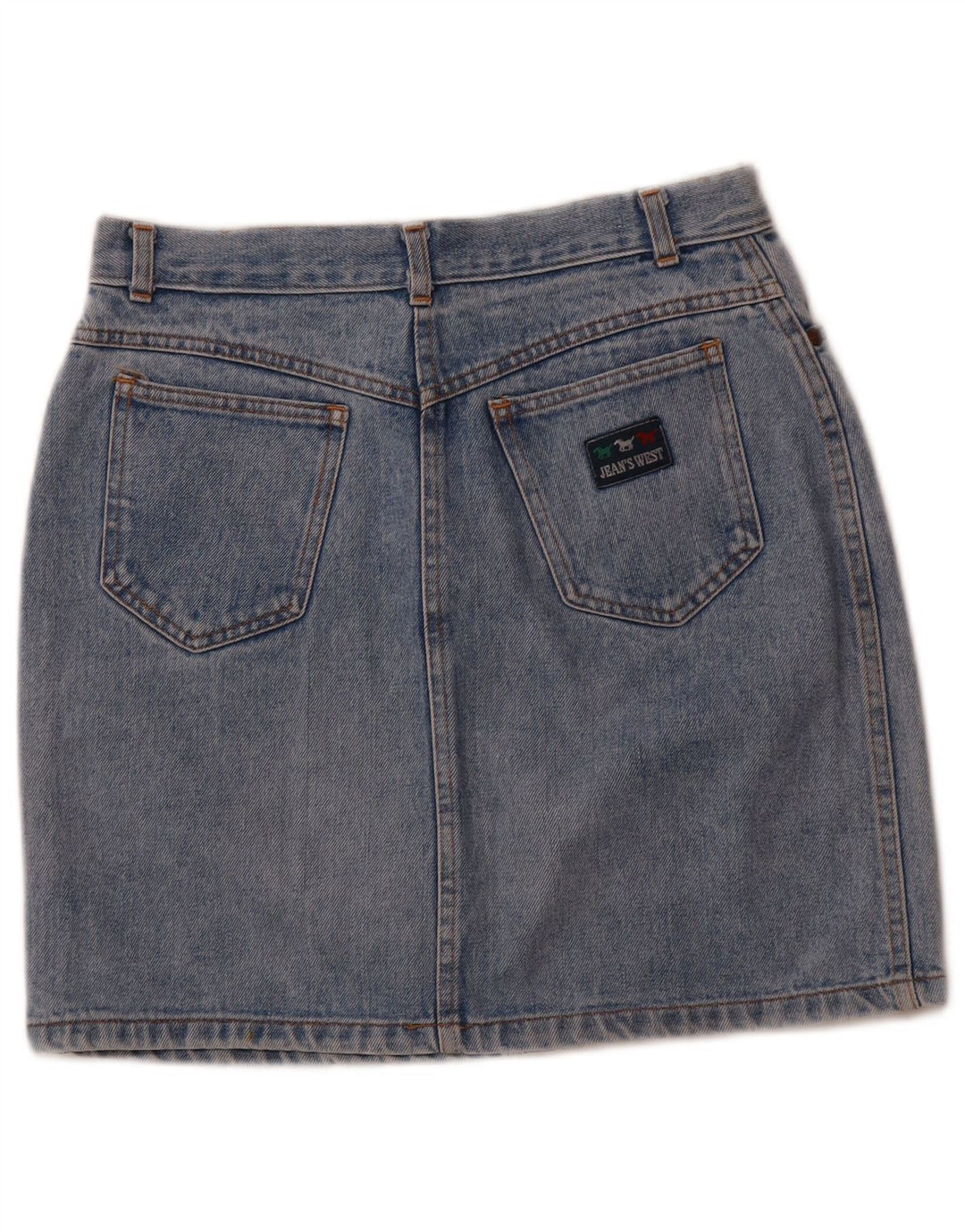 Jean's West Womens Denim Skirt W28 Medium  Blue