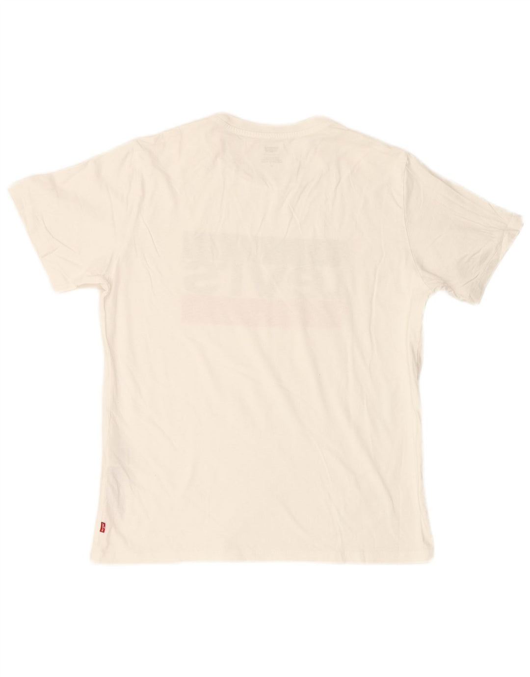 LEVI'S Mens Graphic T-Shirt Top Medium White Cotton