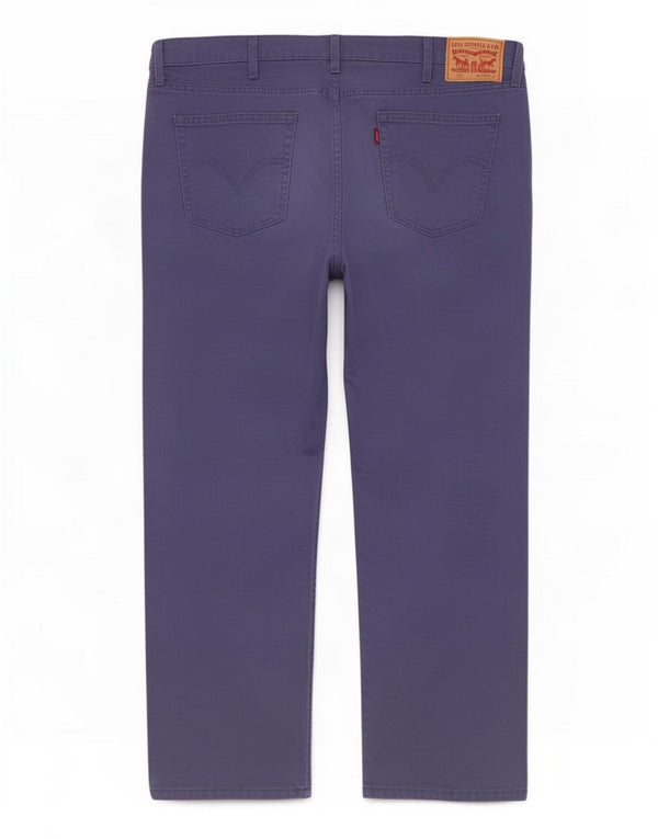 Levi's Uomo 514 Pantaloni casual dritti W40 L30 Cotone viola