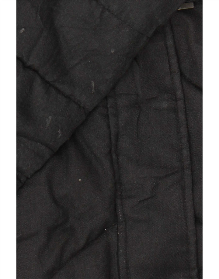 Barbour Womens Polstret Frakke UK 14 Stor sort sildeben