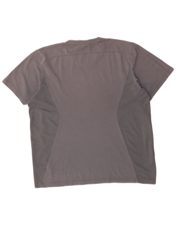 Adidas Herre T-Shirt Top Stor Grå Bomuld
