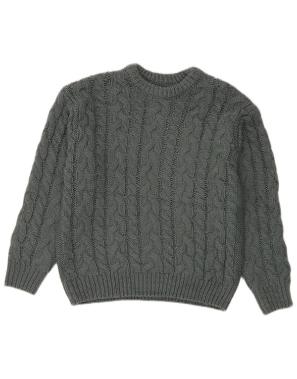 Zara Mädchen-Pullover mit Rundhalsausschnitt, 9–10 Jahre, Grau