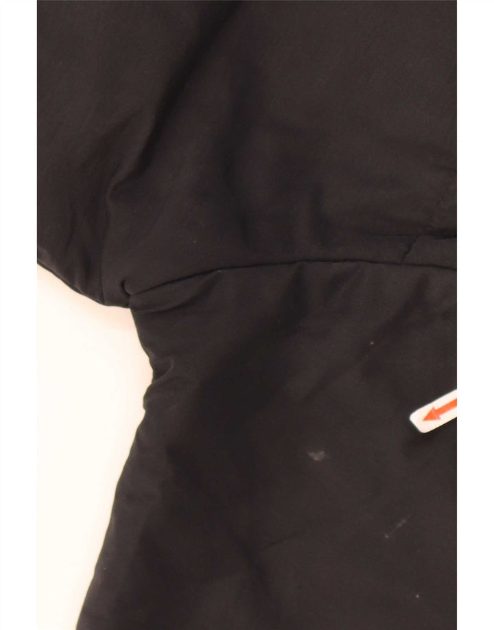 Asics Mens Hooded Parka Jacket UK 40 Large Black