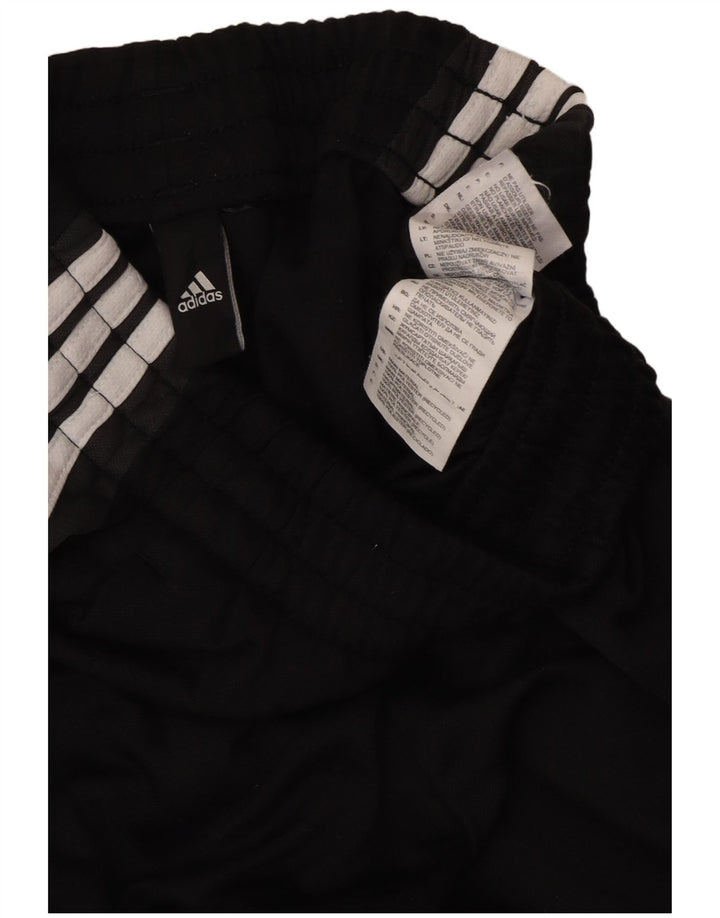 Adidas Trainingshose für Jungen, 11–12 Jahre, schwarzes Polyester