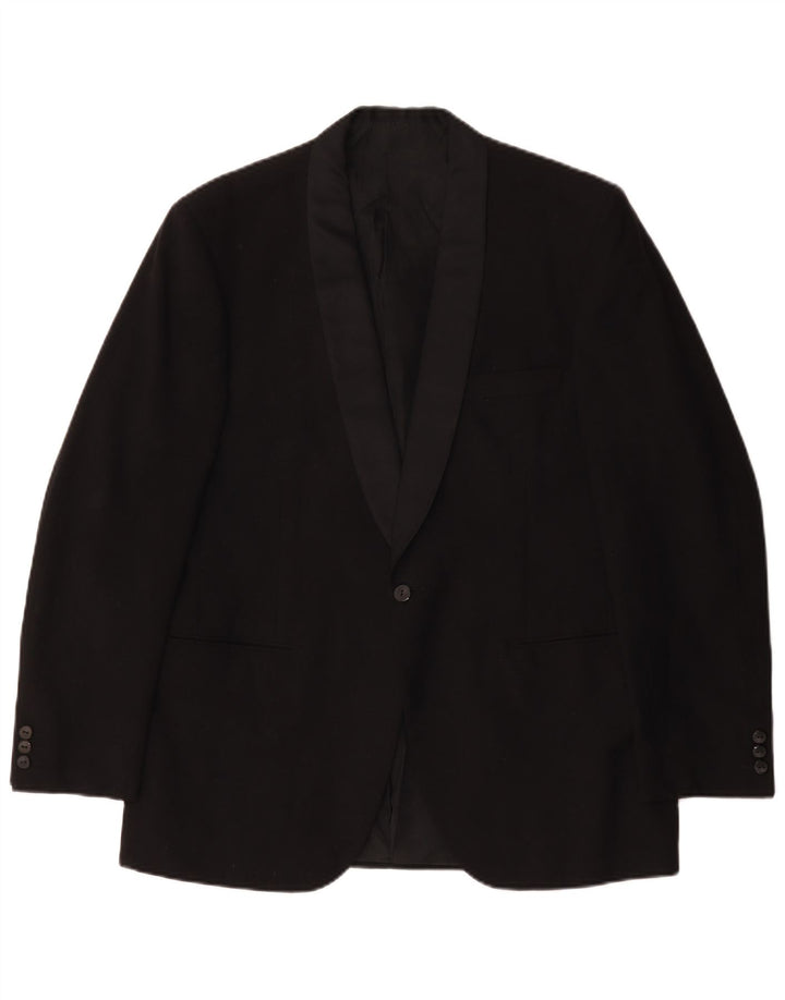 Giacca blazer da uomo a 1 bottone Facis IT 52 XL Nera