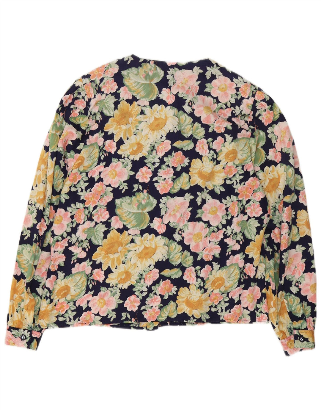Vintage Womens Shirt Blouse IT 50 XL Multicoloured Floral
