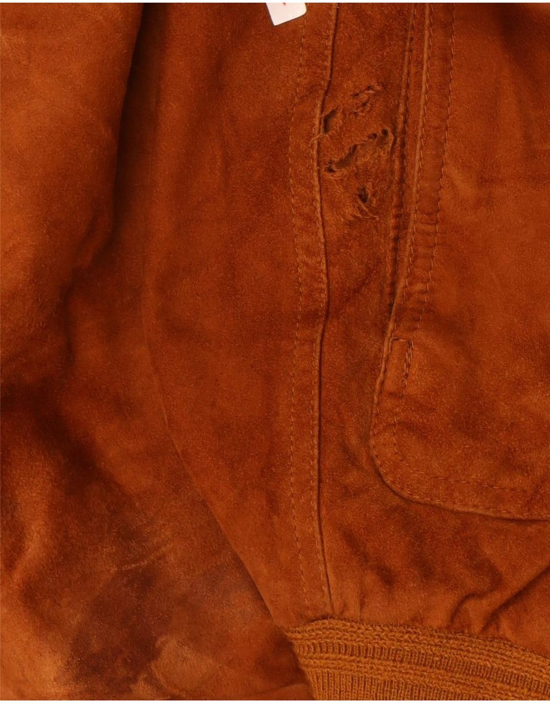 Vintage Herren Wildleder Bomberjacke IT 56 3XL Braunes Leder