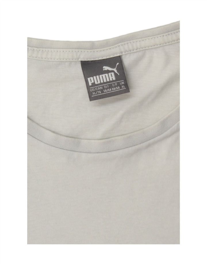 PUMA Mens T-Shirt Top XL White