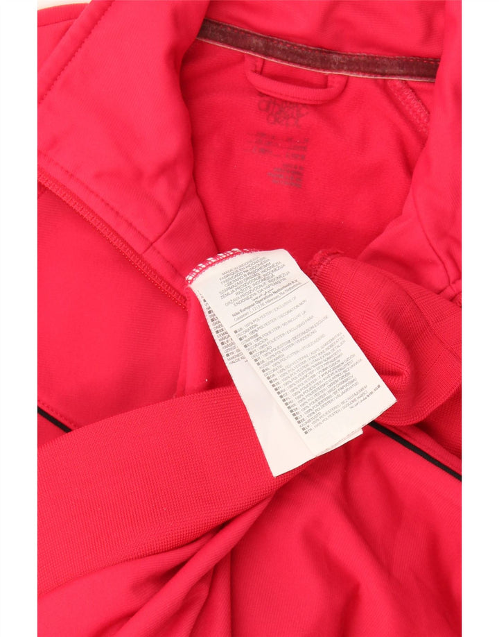 Giacca da tuta da donna Nike UK 12 poliestere rosa medio
