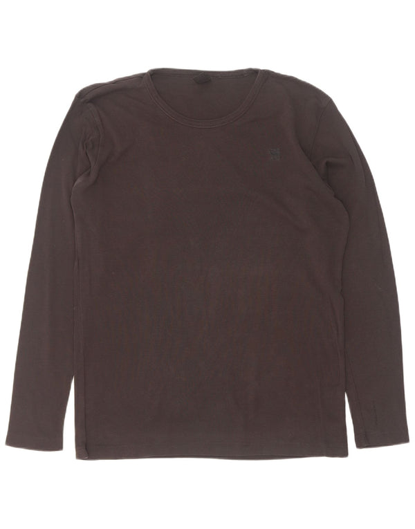 G-Star Mens Top Manga Longa Médio Algodão Preto