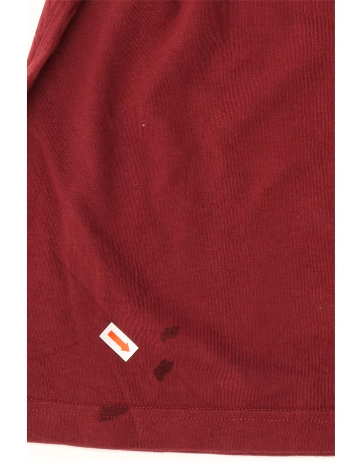 Calvin Klein Mens Graphic T-Shirt Top Medium Red Cotton