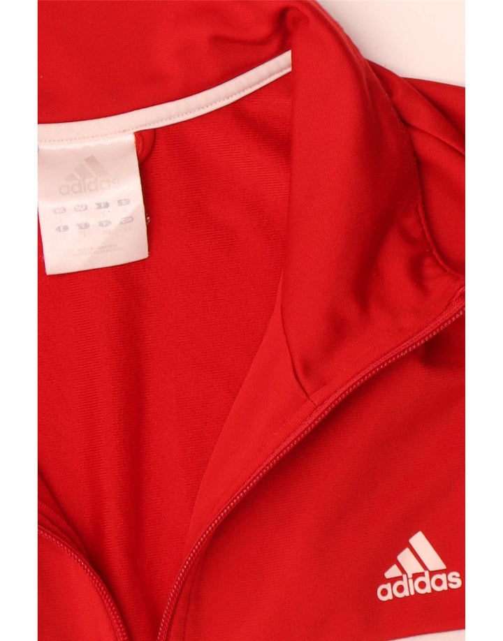 Adidas Férfi tréningruha felső kabát nagy piros Colourblock poliészter