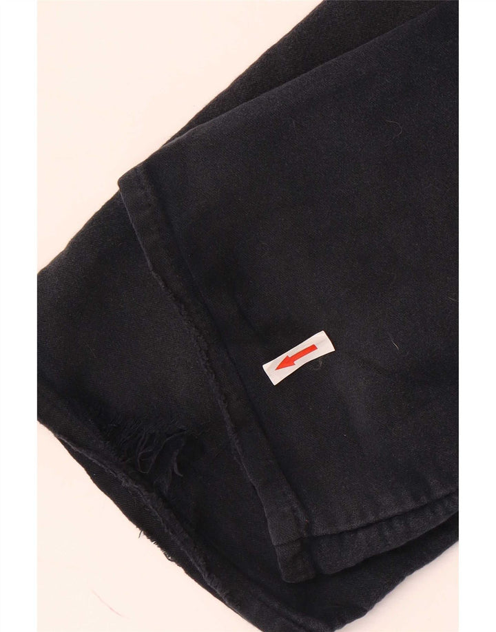Marks & Spencer Mens Regular Casual Trousers W36 L29 Navy Blue Cotton