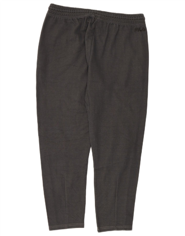 Fila Mens Tracksuit Trousers XL  Grey Striped Cotton