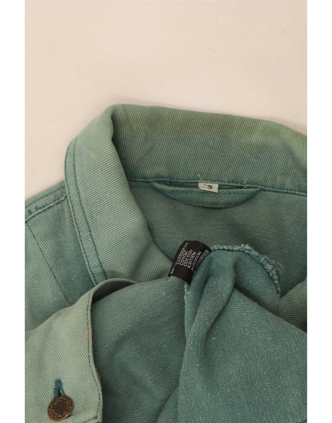 C&A Mens Denim Gilet UK 36 Small Blue Cotton