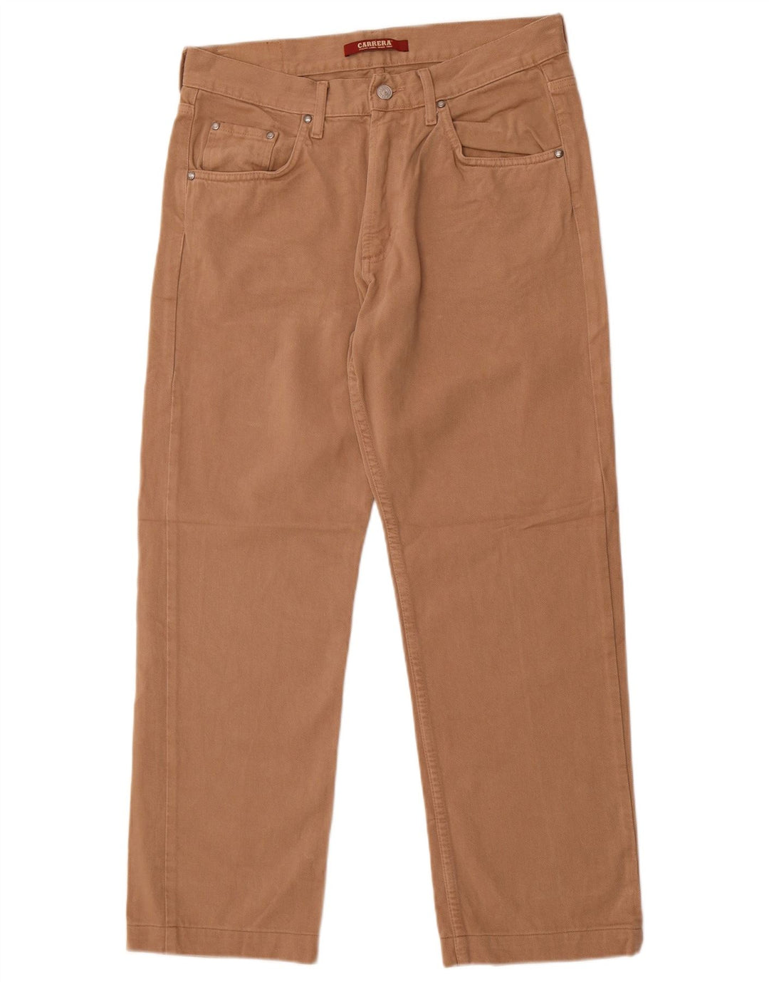 Carrera Mens 700 Straight Jeans W33 L28 Brown Cotton