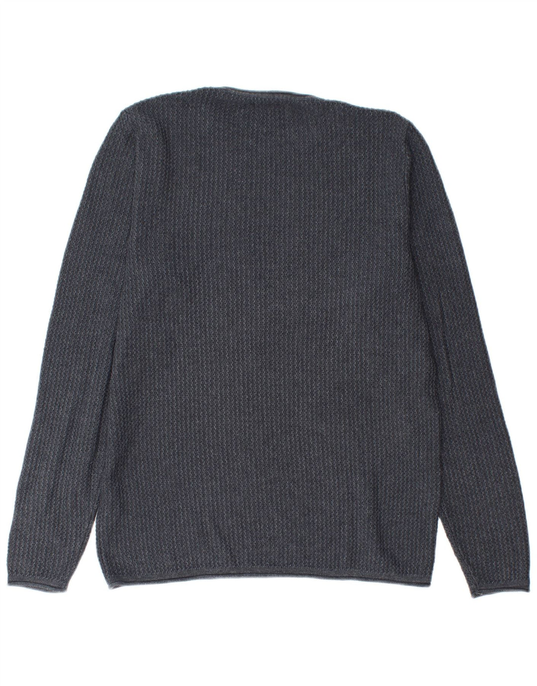 Jack & Jones Mens Crew Neck Jumper Sweater Medium Navy Blue Cotton