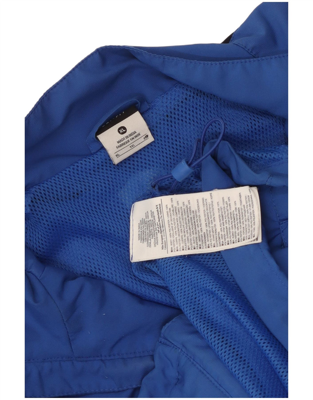 Nike Mens Tracksuit Top Jacket XL Blue Colourblock Polyester Sports