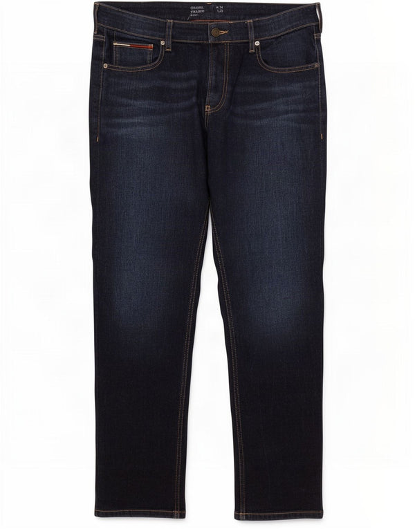 Мужские прямые джинсы Tommy Hilfiger Ryan W34 L30, темно-синий хлопок