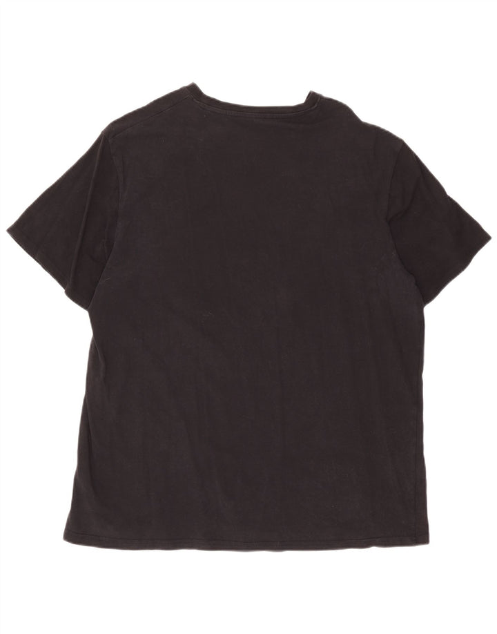 Męski T-shirt Ted Baker, duży, czarny, bawełniany