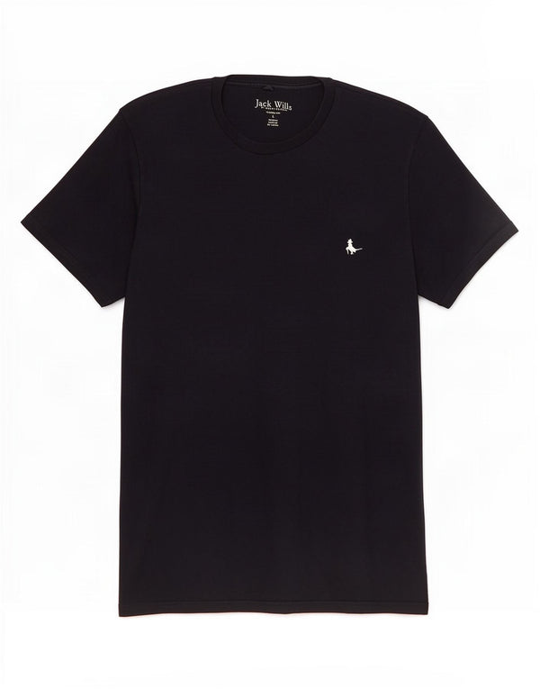 Jack Wills T-shirt coupe classique pour homme en coton bleu marine Taille L