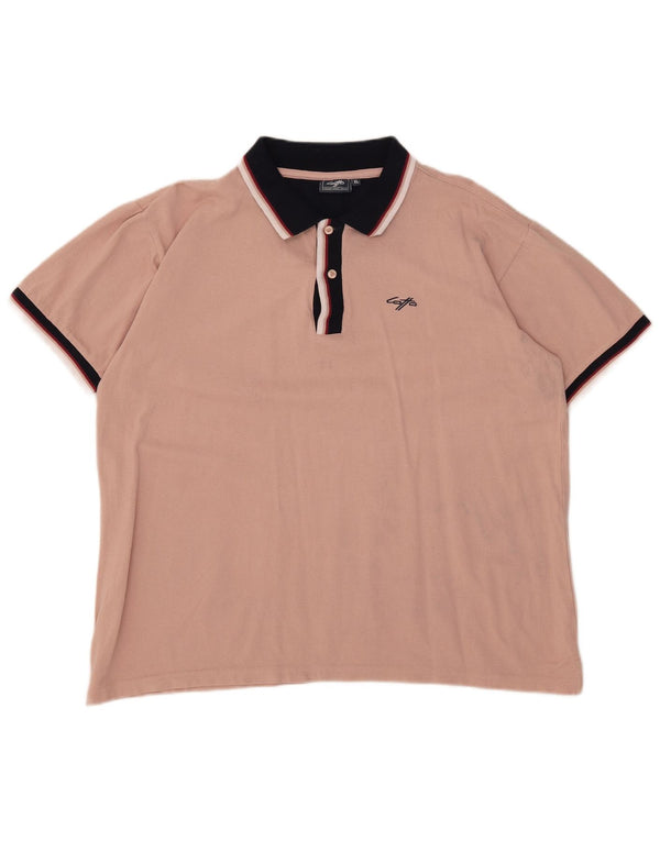 Lotto Mens Polo Shirt XL Pink Colourblock
