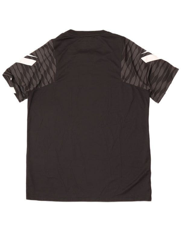 Nike Mens Dri Fit Slim Graphic T-Shirt Top XL Black Polyester