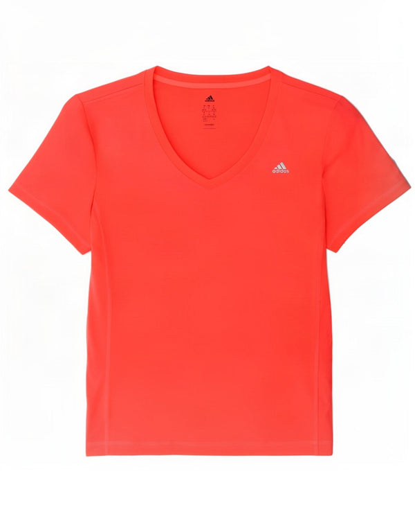 Adidas Womens Climalite T-Shirt Top UK 20/22 XL Pink Polyester