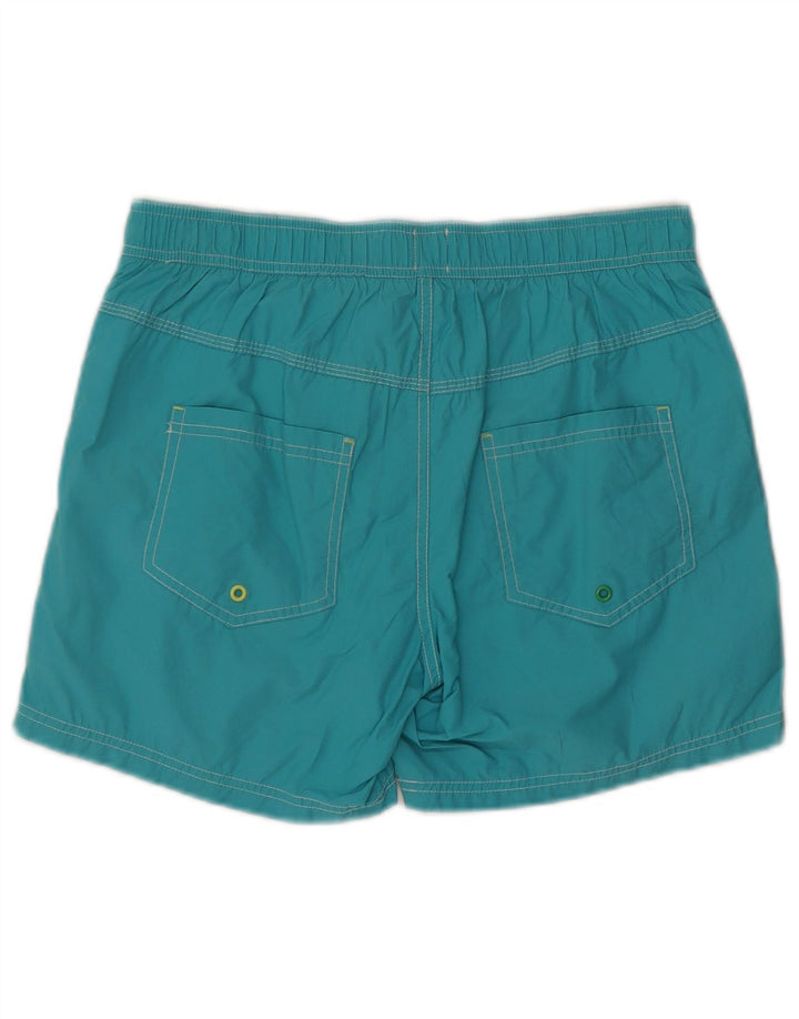 BENETTON Mens Swimming Shorts Small  Blue Cotton