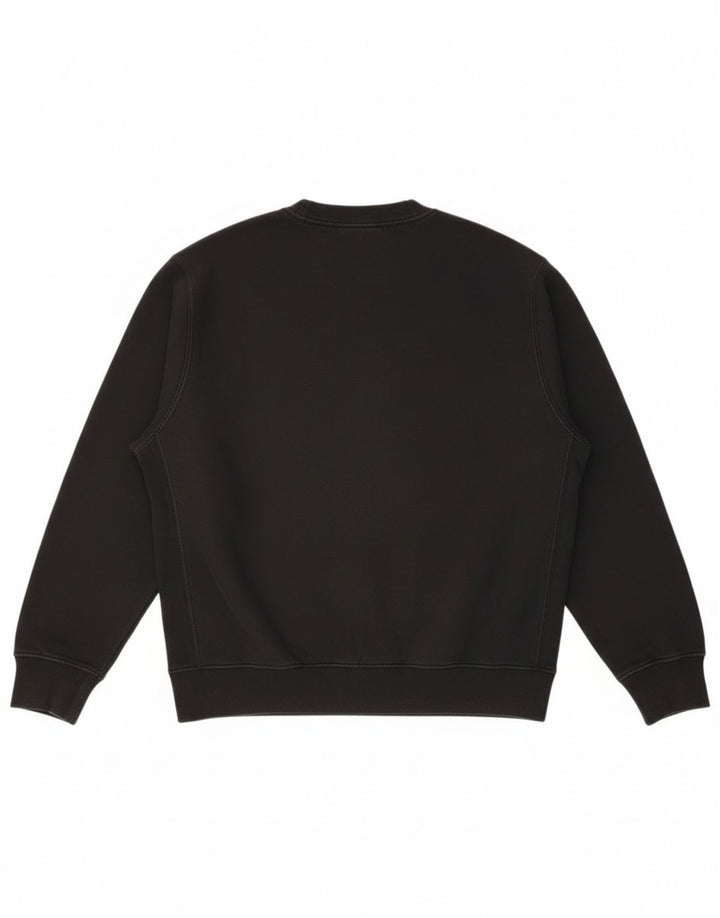 Nike Mens Sweatshirt Jumper Small Black Cotton