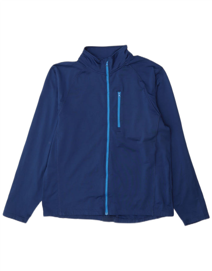 Mountain Warehouse Mens Tracksuit Top Jacket XL Navy Blue Polyester