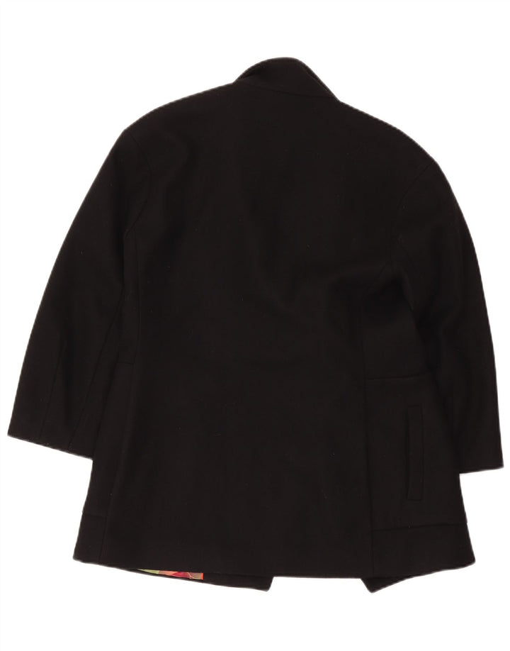 Ted Baker Womens Oversized Åben overfrakke Størrelse 1 XS Sort