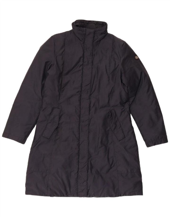 Talenti Pardessus Femme IT 46 Large Bleu Marine Polyester