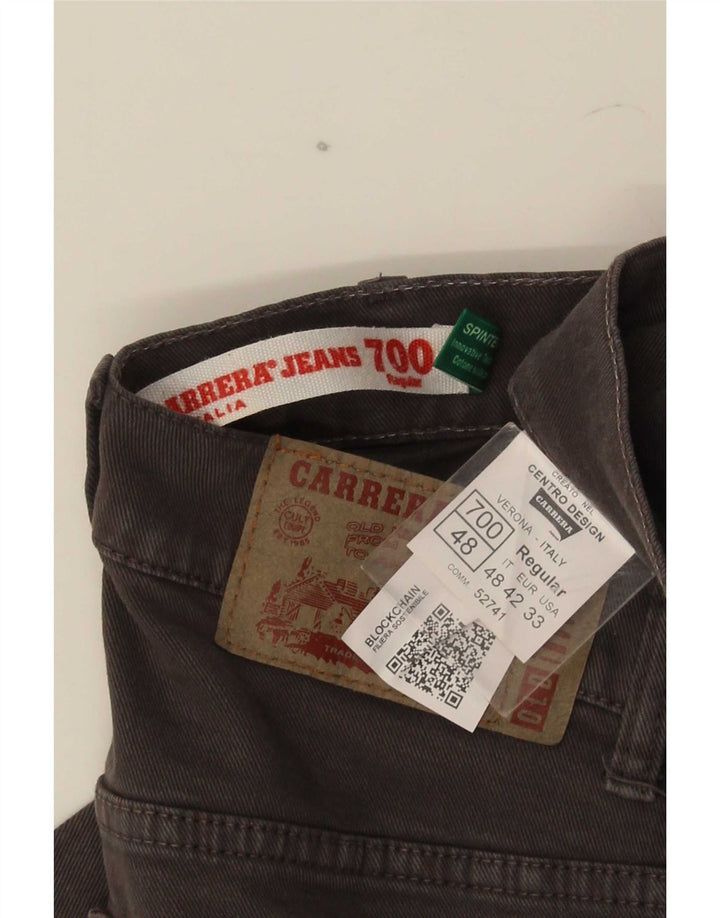 Carrera Mens 700 Regular Fit Straight Jeans W33 L34 Grey Cotton