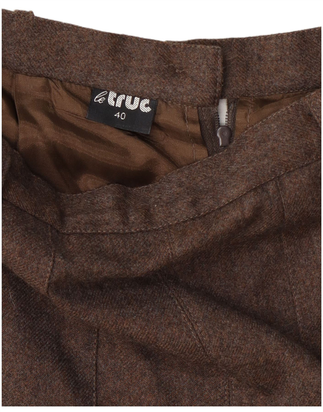 LE TRUC Womens High Waist Cullotes Shorts EU 40 Medium W27 Brown