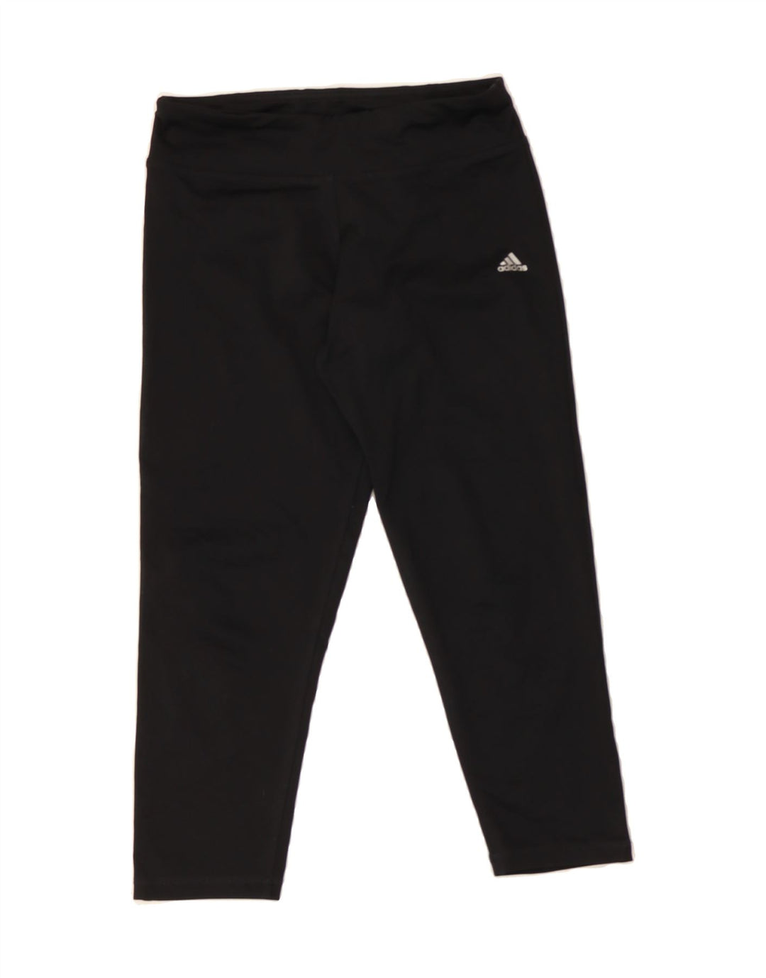 ADIDAS Womens Climalite Capri Leggings UK 8/10 Small Black Polyester Vintage Adidas and Second-Hand Adidas from Messina Hembry 