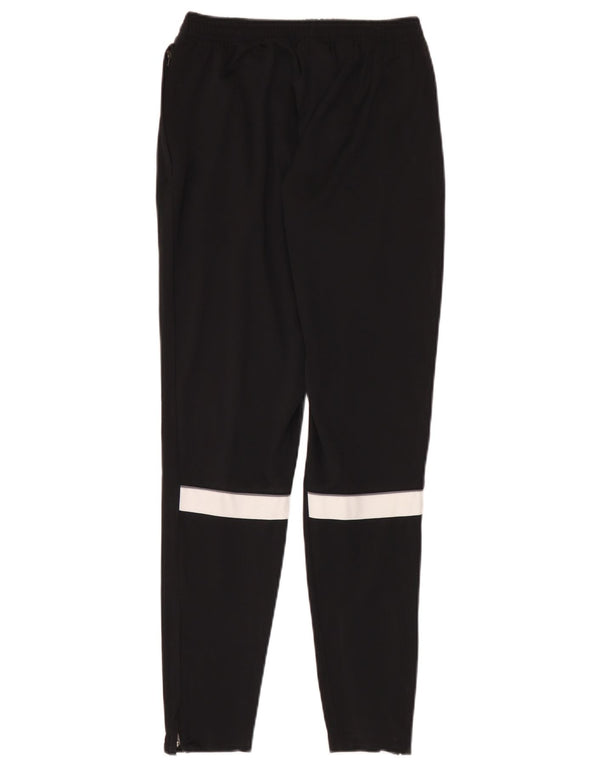 Calça de treino masculina Nike Dri Fit pequena preta colorblock poliéster