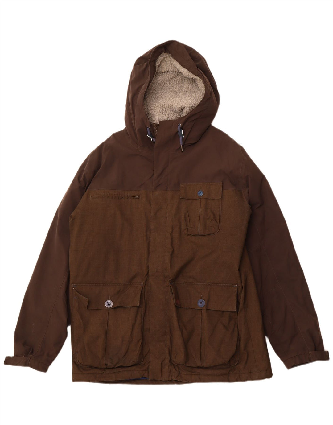 HELLY HANSEN Herre Hættejakke UK 42 XL Brun Polyester