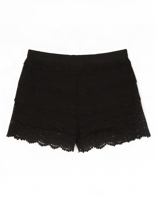 Zara Womens Casual Shorts Small W26 Black