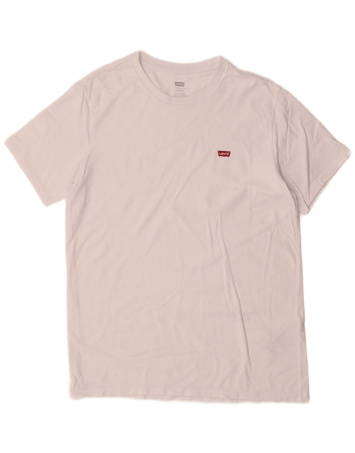 Levi's Mens Standard T-Shirt Top Medium White Cotton