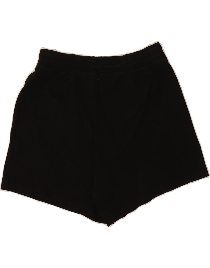 CHAMPION Womens Sport Shorts UK 14 Medium  Black Cotton Vintage Champion and Second-Hand Champion from Messina Hembry 