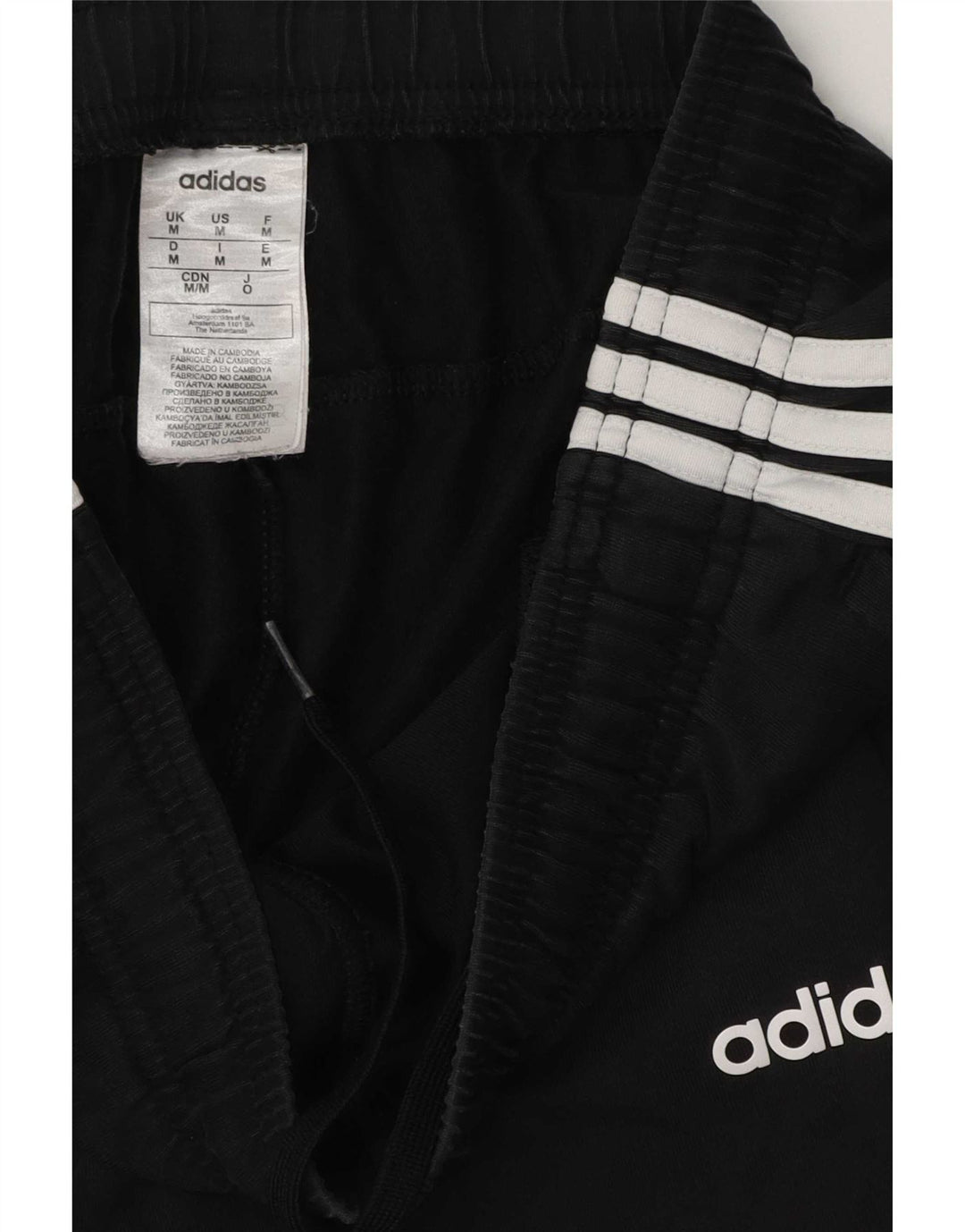 Pantaloni da tuta da uomo Adidas Medium in cotone nero